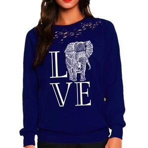 Tribal elephant shirt